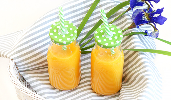 Smoothie mango-ananas