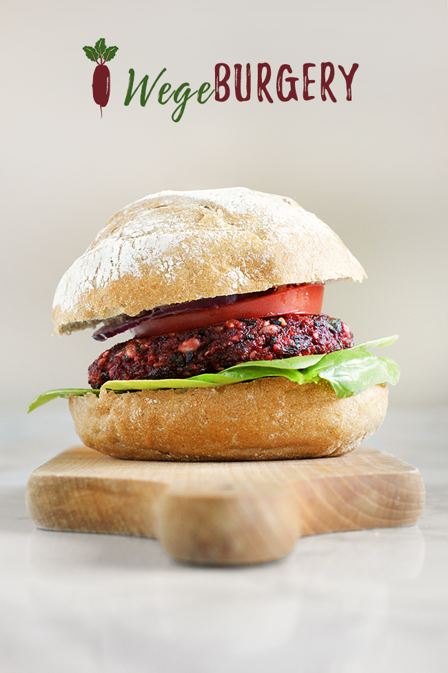 Burgery z buraczków i kaszy jaglanej