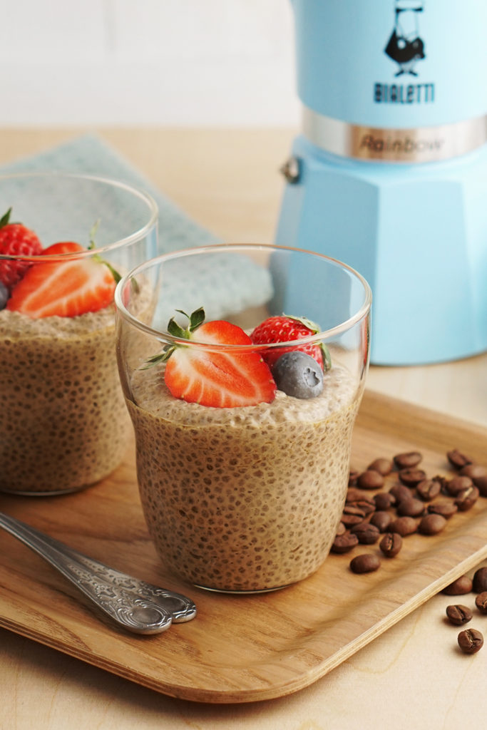 Kawowy pudding z chia